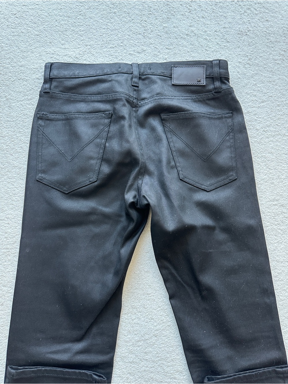 John Varvatos Bowery Slim Straight Jeans 28x32 Black NWOT - Picture 8 of 13